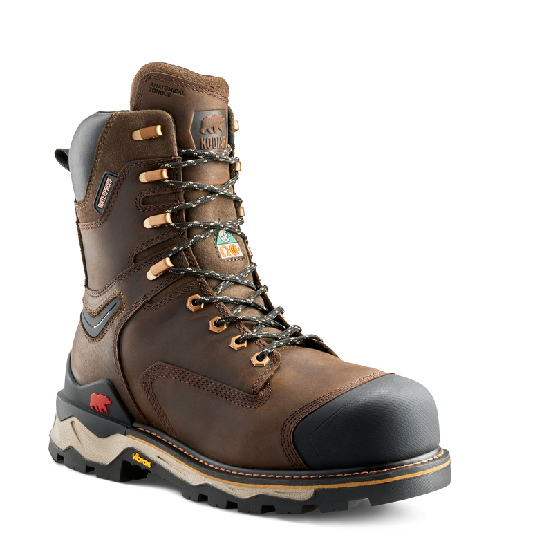 Men's Kodiak Neragon 8" Waterproof Composite Toe Safety Work Boot image number 7