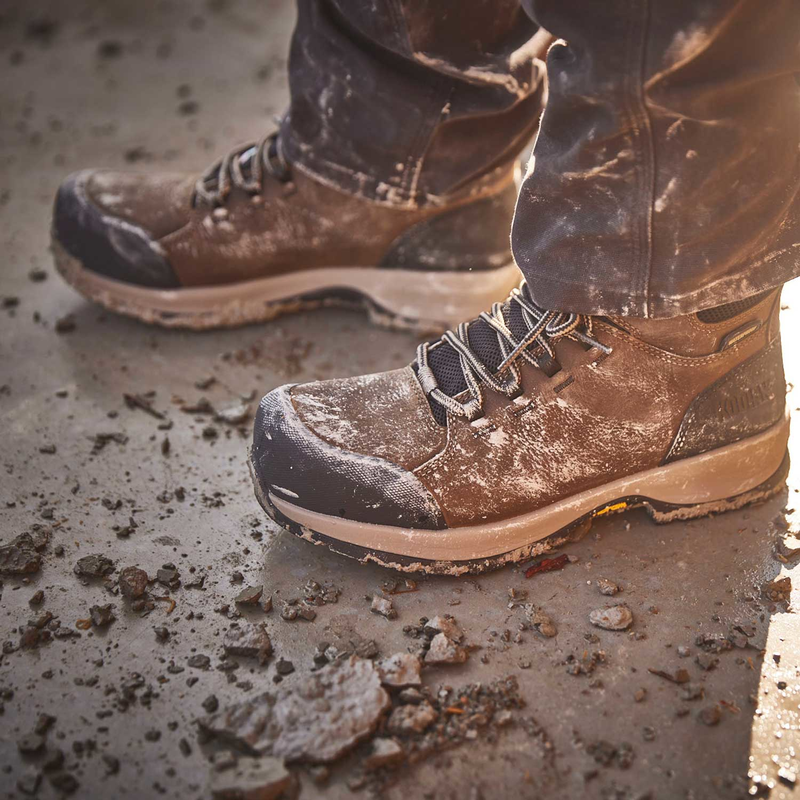Women's Kodiak Quest Bound Mid Waterproof Composite Toe Hiker Safety Work Boot image number 10