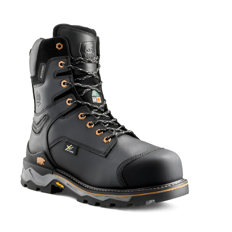Men's Kodiak Neragon 8" Waterproof Composite Toe Safety Work Boot with Internal Met Guard image number 7