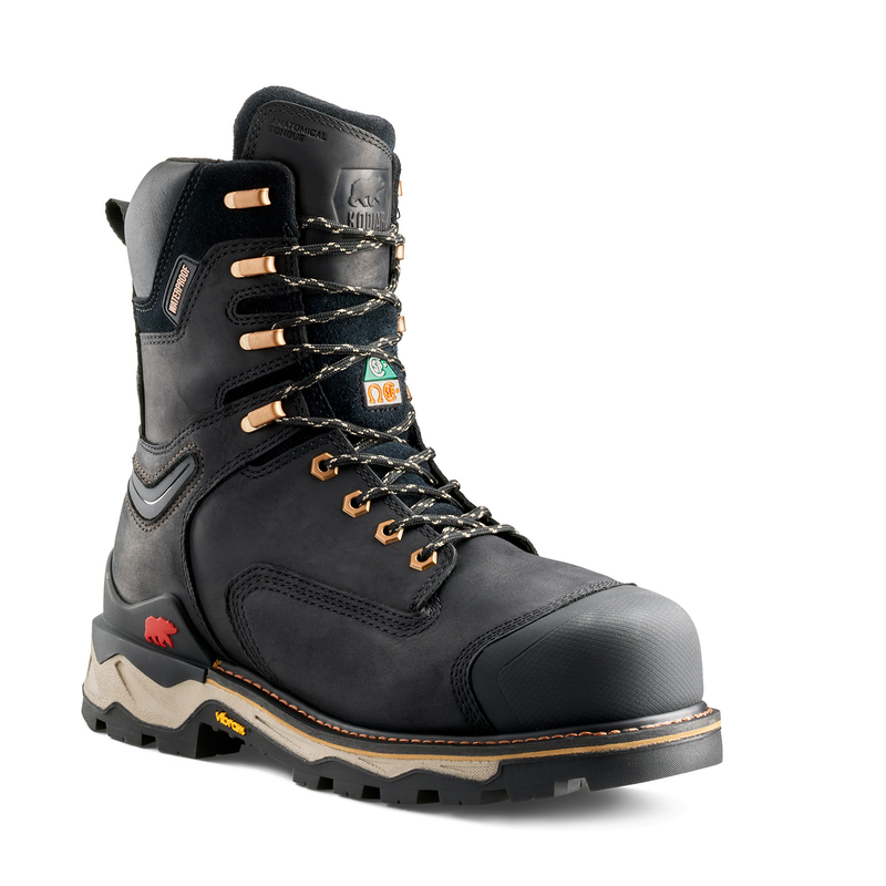 Men's Kodiak Neragon 8" Waterproof Composite Toe Safety Work Boot image number 7